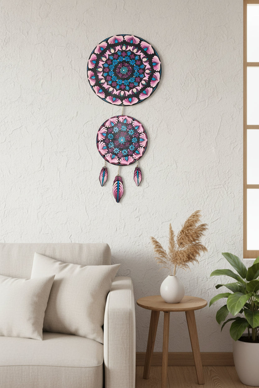 Mandala Dream Catcher Wall Hanging