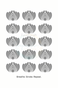 Mandala Brushstrokes Practice Sheets — Beginner PDF Digital Download